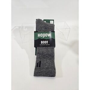 Hollow Performance Alpaca Boot Socks Grey Large LG Cold Weather Approved NEW NIB
